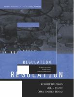 A reader on regulation /