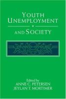 Youth unemployment and society /