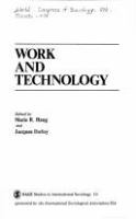 Work and technology /