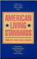 American living standards : threats and challenges /