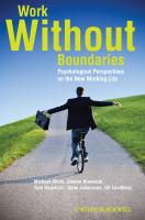 Work without boundaries : psychological perspectives on the new working life /
