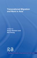 Transnational migration and work in Asia /