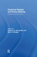 Empirical models and policy-making : interaction and institutions /