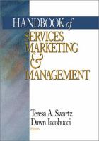 Handbook of services marketing & management /