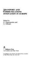 Transport and communications innovation in Europe /