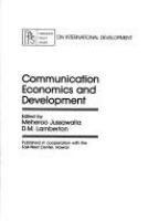 Communication economics and development /