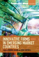 Innovative firms in emerging market countries /
