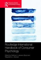 Routledge international handbook of consumer psychology /
