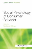 Social psychology of consumer behavior /