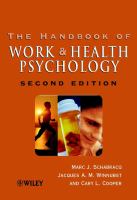 The handbook of work and health psychology /