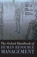The Oxford handbook of human resource management /