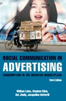 Social communication in advertising : consumption in the mediated marketplace /