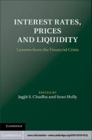Interest rates, prices and liquidity lessons from the financial crisis /