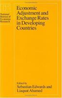 Economic adjustment and exchange rates in developing countries /