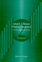 Advances in business financial management : a collection of readings /