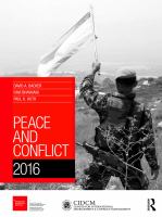 Peace and conflict 2016 /