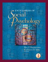 Encyclopedia of social psychology /