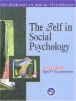 The self in social psychology /