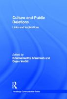 Culture and public relations : links and implications /