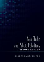 New media and public relations /