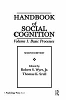 Handbook of social cognition /