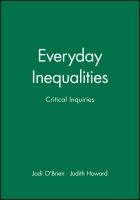 Everyday inequalities : critical inquiries /