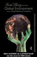 Social theory and the global environment /