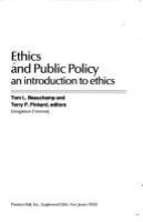 Ethics and public policy : an introduction to ethics /