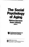 The social psychology of time : new perspectives /