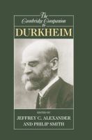 The Cambridge companion to Durkheim /