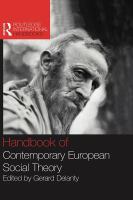 The handbook of contemporary European social theory /