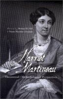Harriet Martineau : theoretical and methodological perspectives /