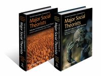 The Wiley-Blackwell companion to major social theorists /