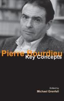 Pierre Bourdieu : key concepts /