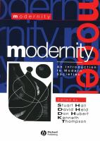 Modernity : an introduction to modern societies /