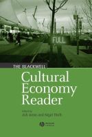 The Blackwell cultural economy reader