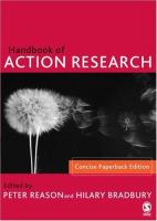 Handbook of action research : the concise paperback edition /
