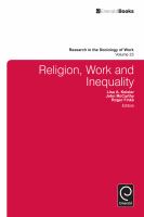 Religion, work, and inequality /