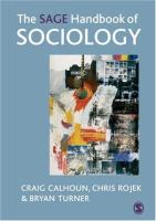 The Sage handbook of sociology /