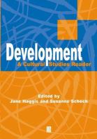 Development : a cultural studies reader /