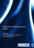 Methods for analyzing social media /