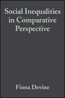 Social inequalities in comparative perspective /