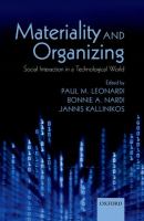 Materiality and organizing : social interaction in a technological world /