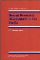 Human resources development in the Pacific /