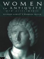Women in antiquity new assessments /