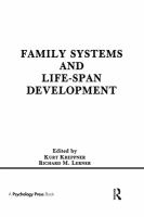 Family systems and life-span development /