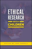 Ethical research with children