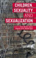 Children, sexuality and sexualization /