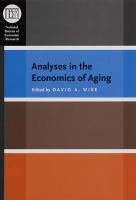 Analyses in the economics of aging