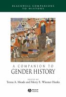 A companion to gender history /